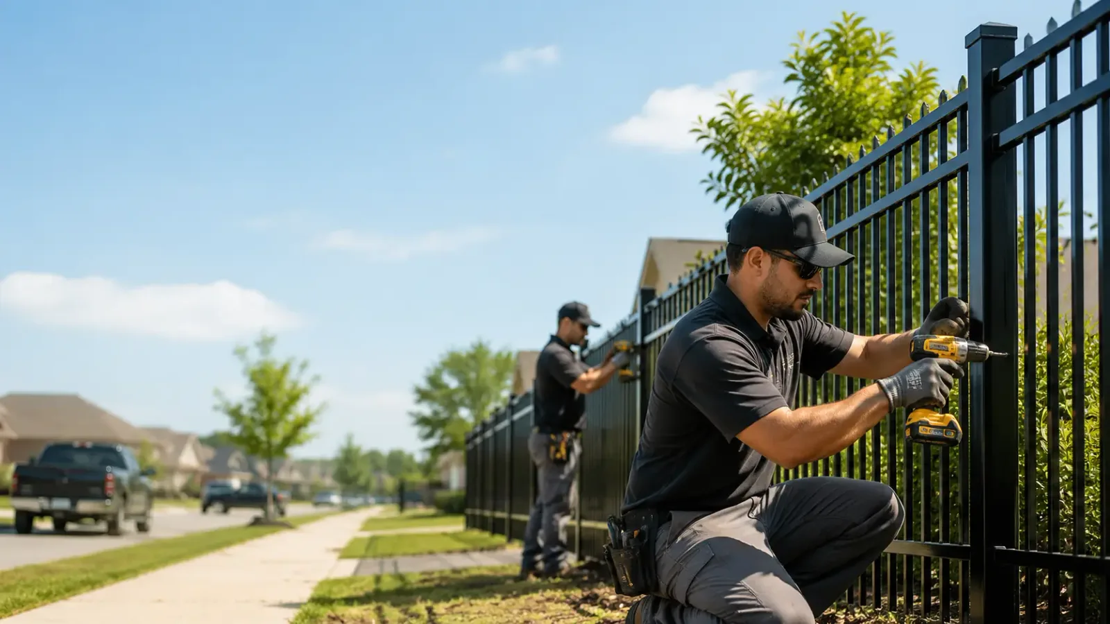Metal Fence Installation in Wilsonville, IL